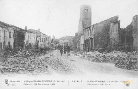 Haraucourt en ruines (Meurthe-et-Moselle)